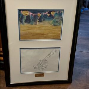 Collectible artworkOriginal cel from beauty and the beast.History of artist on